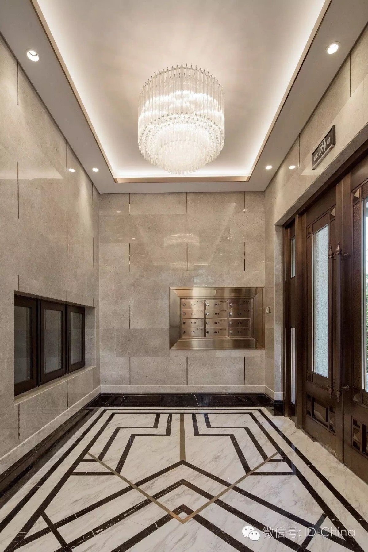 Мраморный пол арт деко