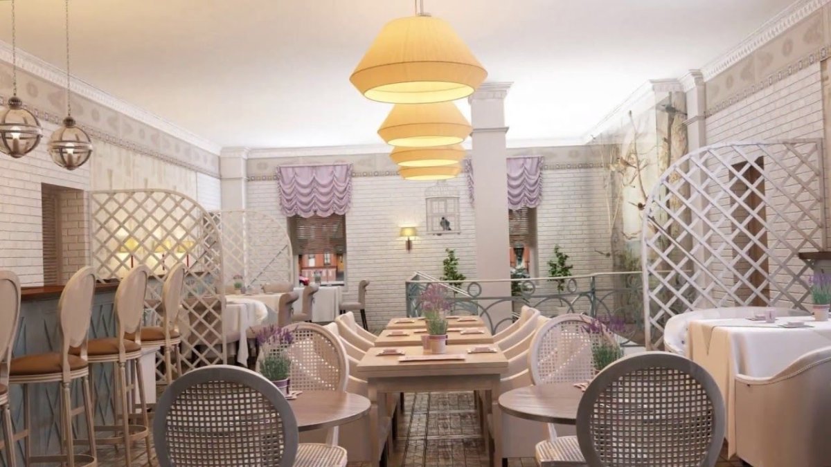 Кафе в стиле Прованс экстерьер