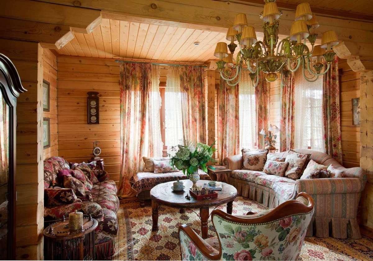 Деревенский стиль в интерьере