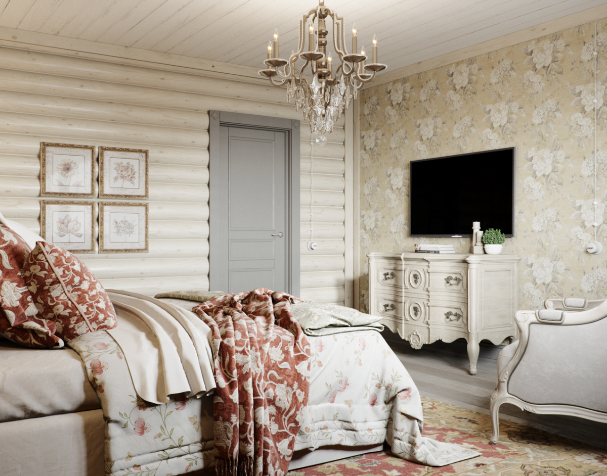 Спальня Прованс Скандинавия
