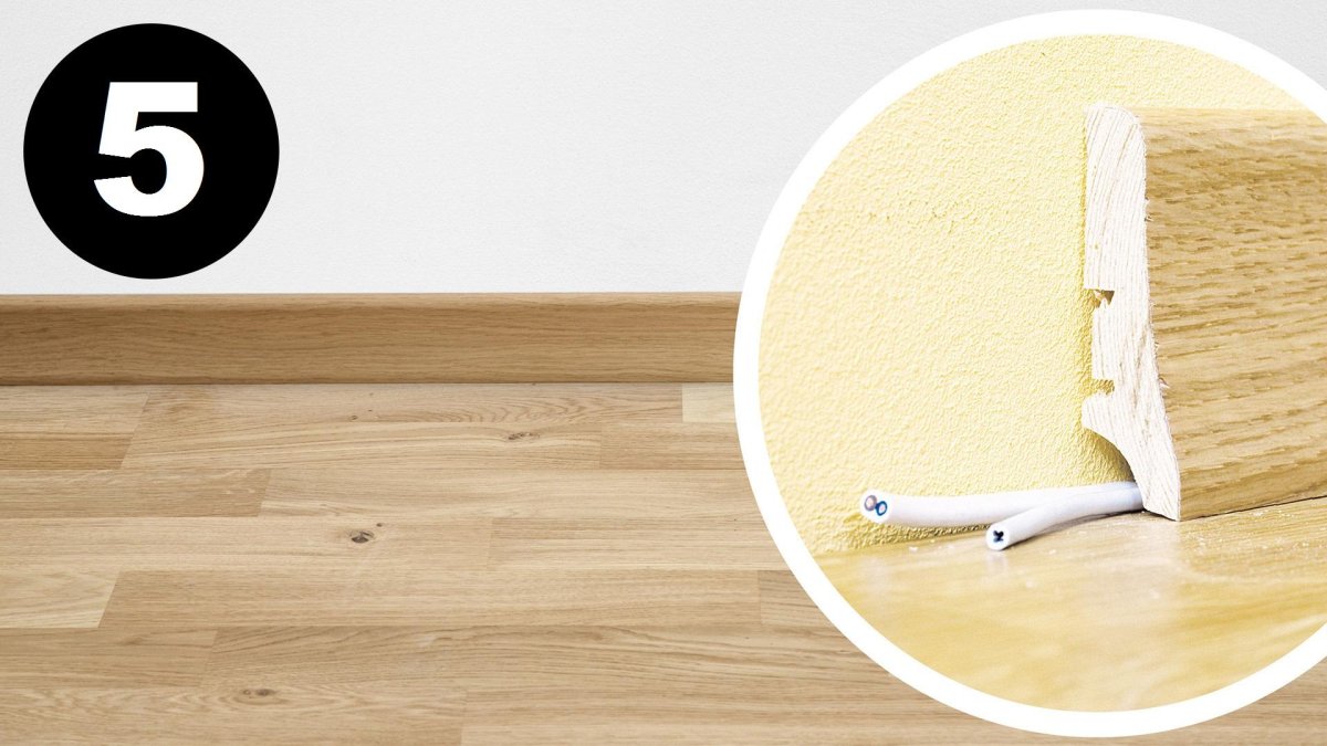 Плинтус в бревенчатом доме