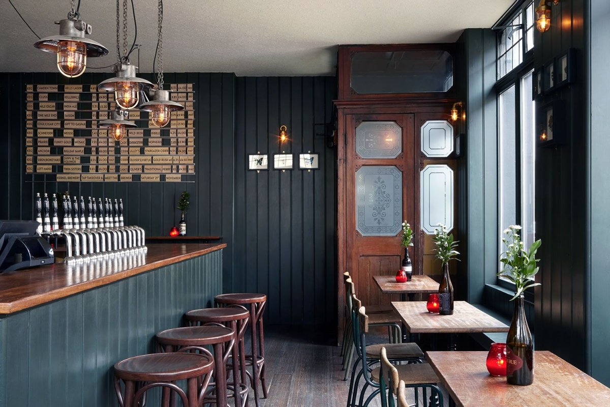 Английский паб интерьер