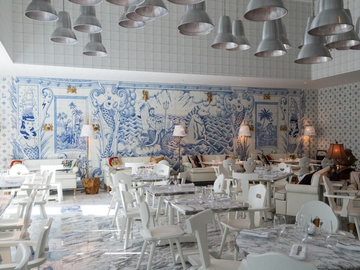 Ресторан в средиземноморском стиле