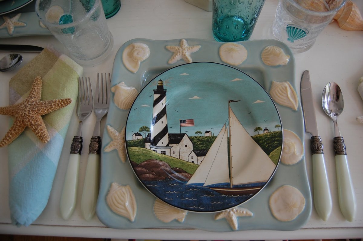 Декор на кухню морская тематика