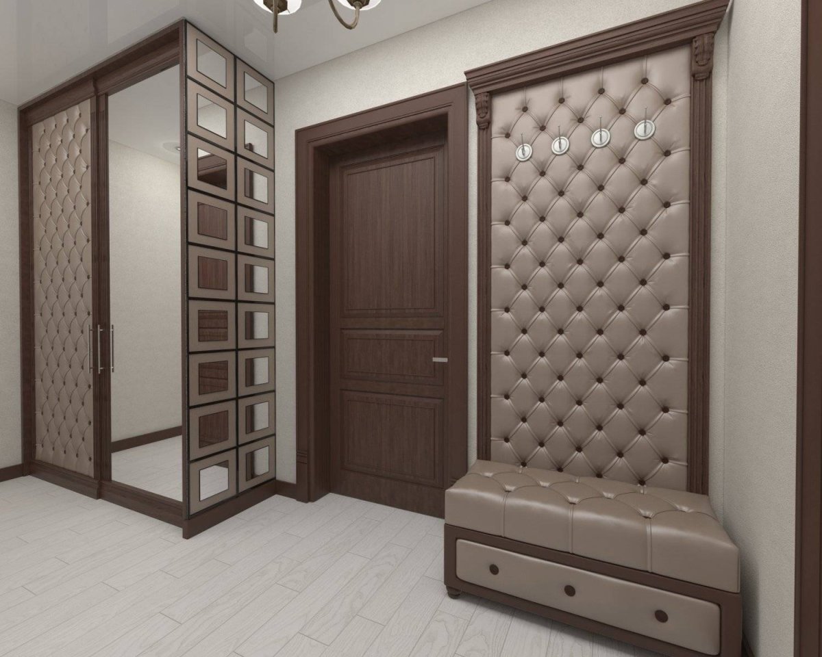 Прихожая с каретной стяжкой Стэлла 11кр