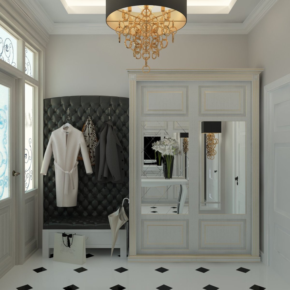 Прихожая тамбур в частном доме