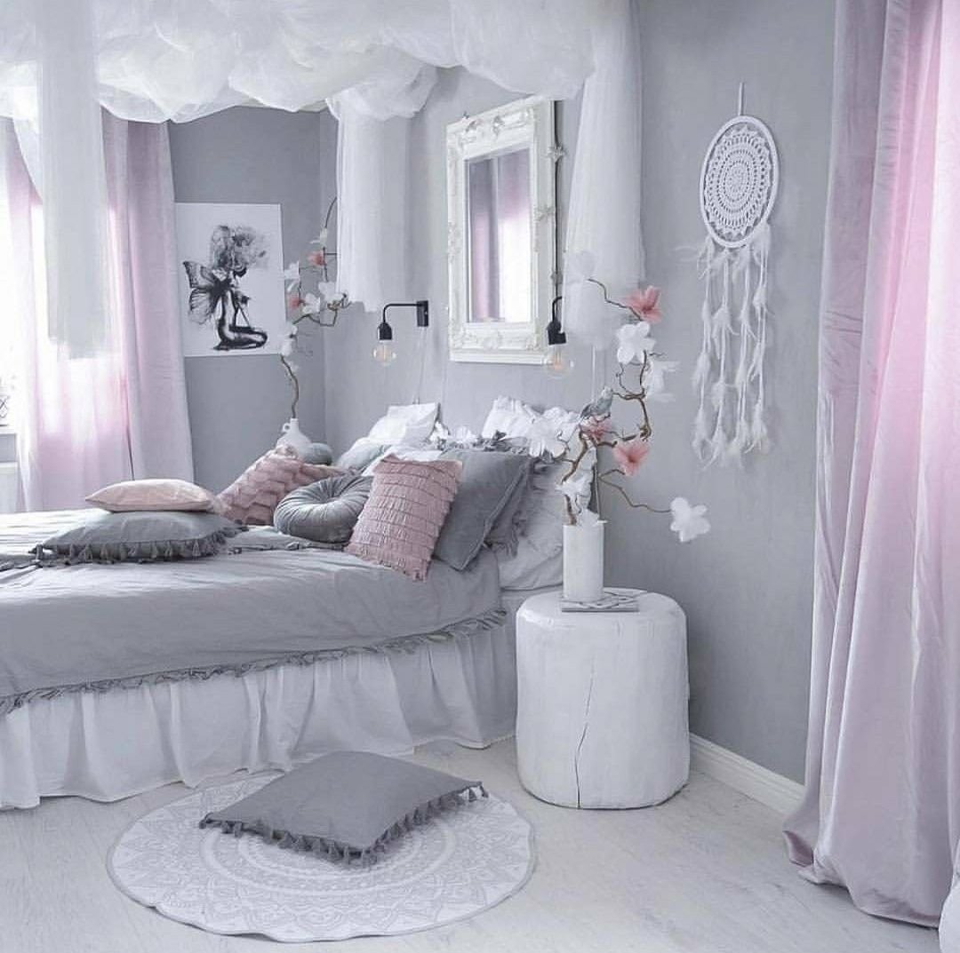 белая комната для девочки 12 лет в современном стиле