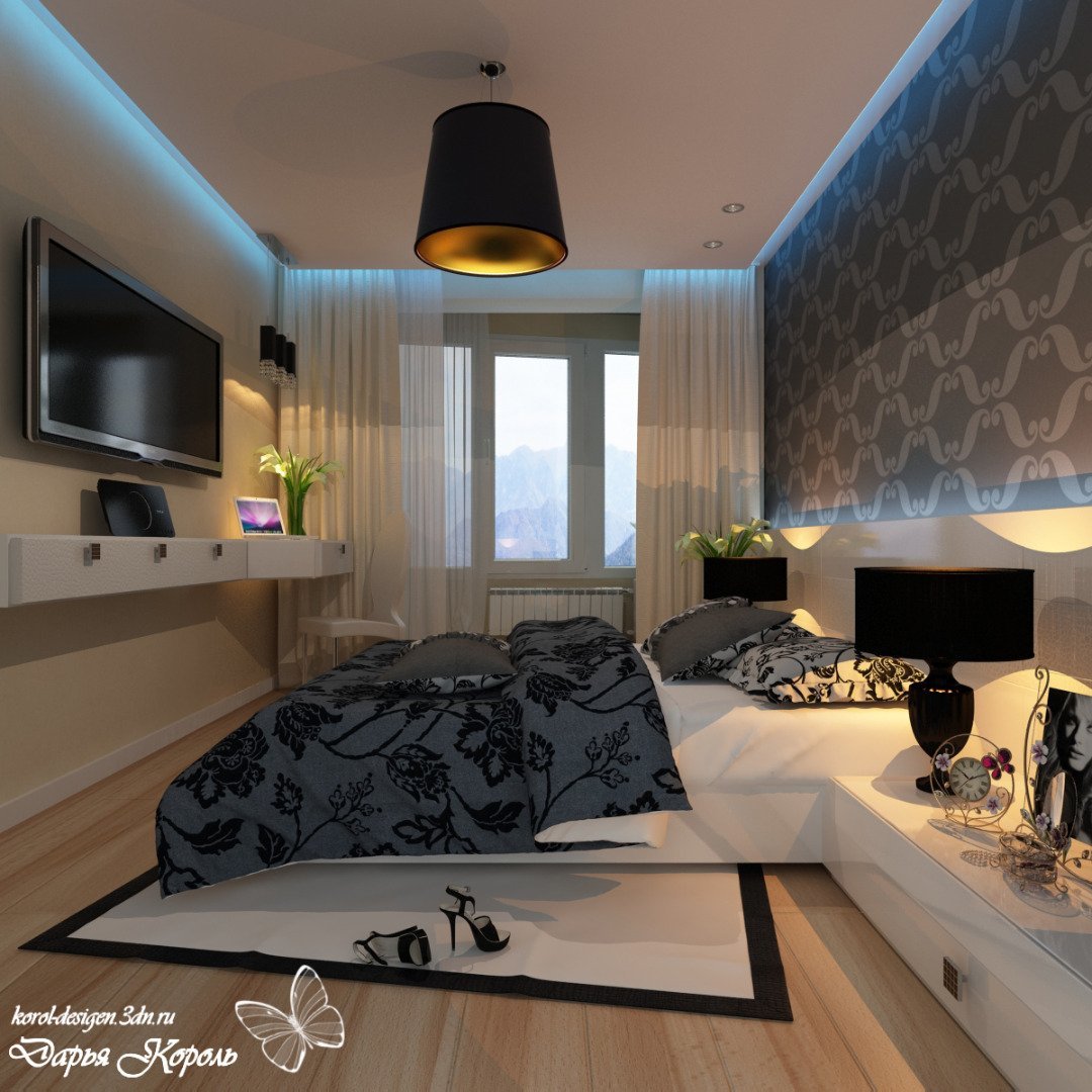 Дизайн спальни в панельном доме (78 фото) » НА ДАЧЕ ФОТО