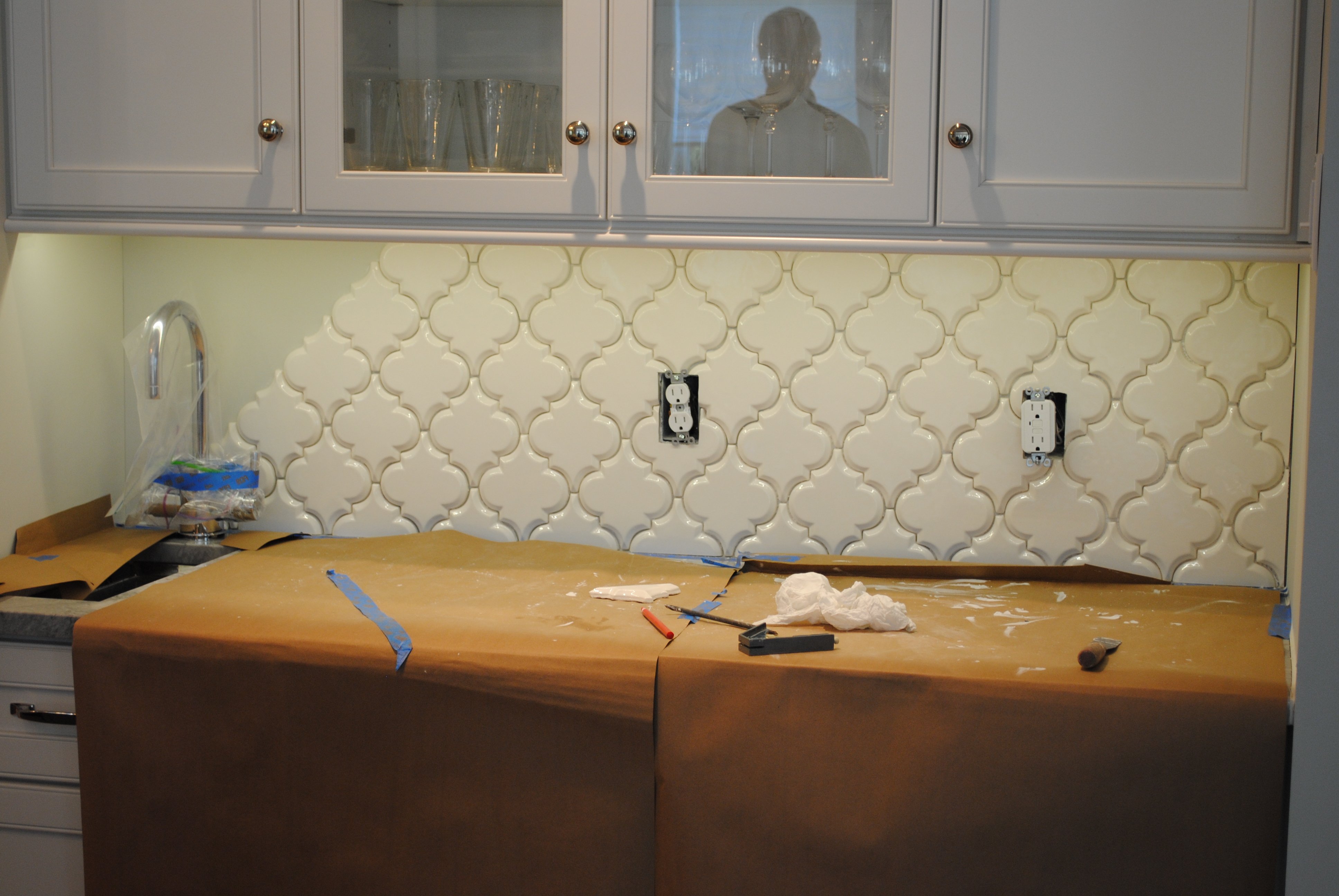 Плитка Backsplash Арабеск