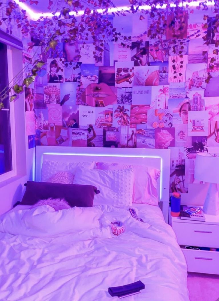 Комната в фиолетовом стиле - 74 фото