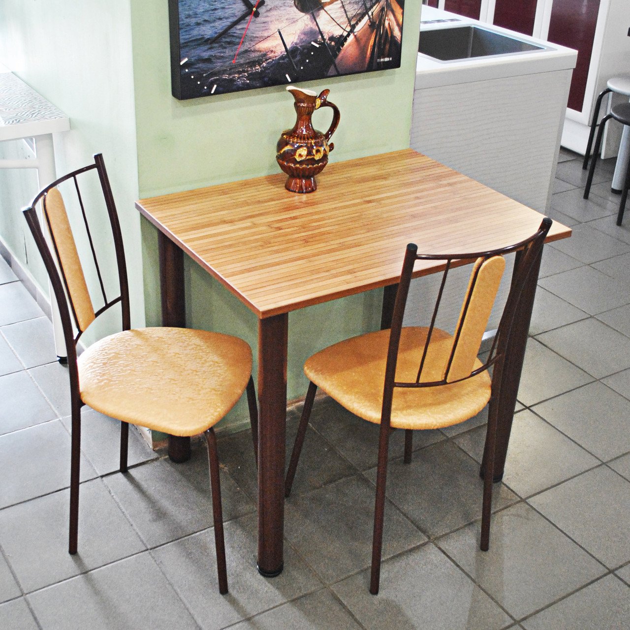 стол и стулья для небольшой кухни
