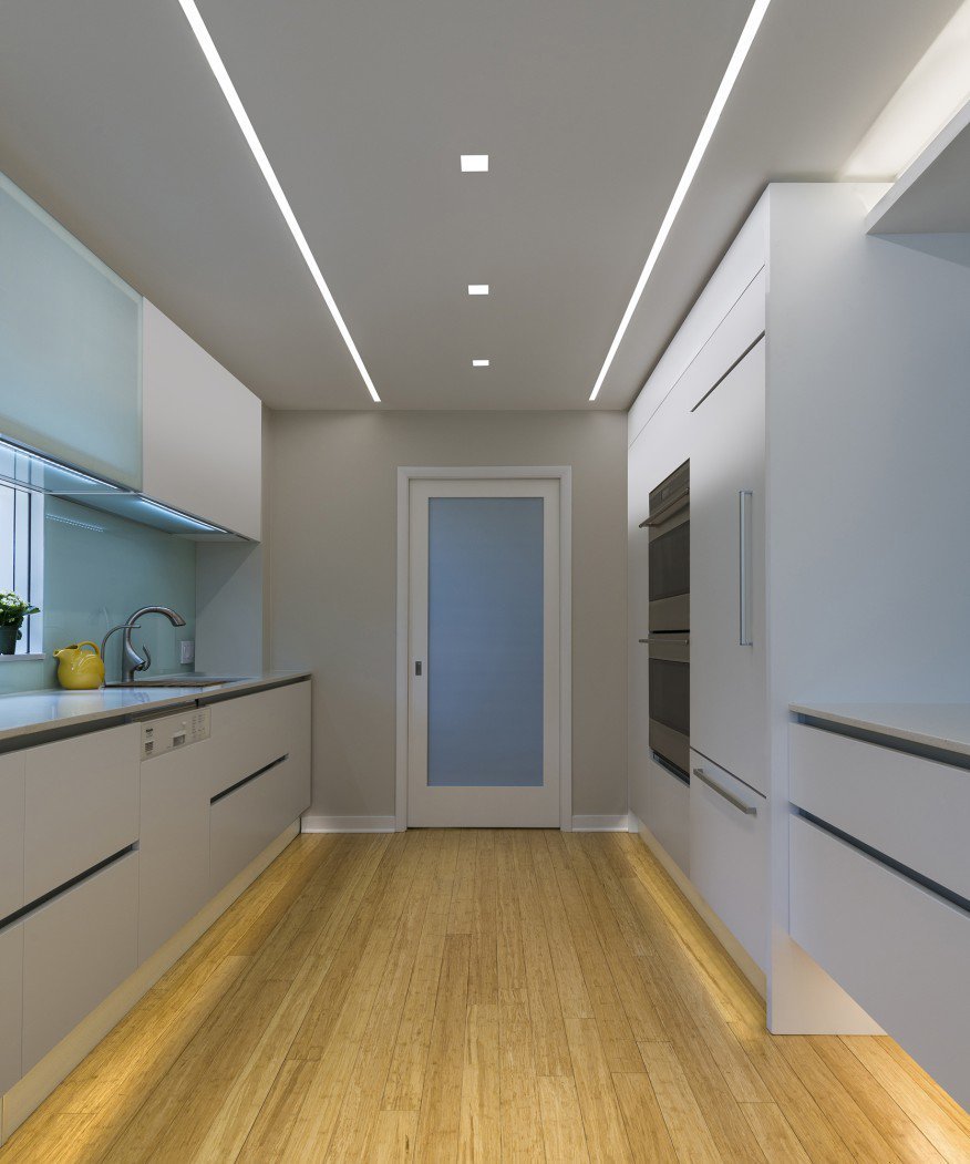 Встраиваемый линейный светильник linea recessed