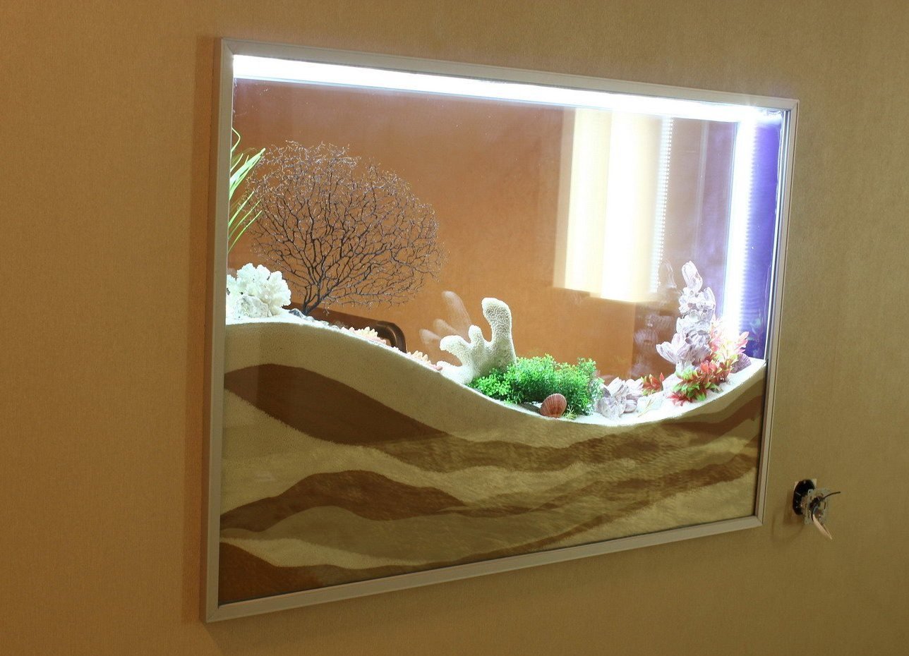 Сухой аквариум в интерьере - 58 фото