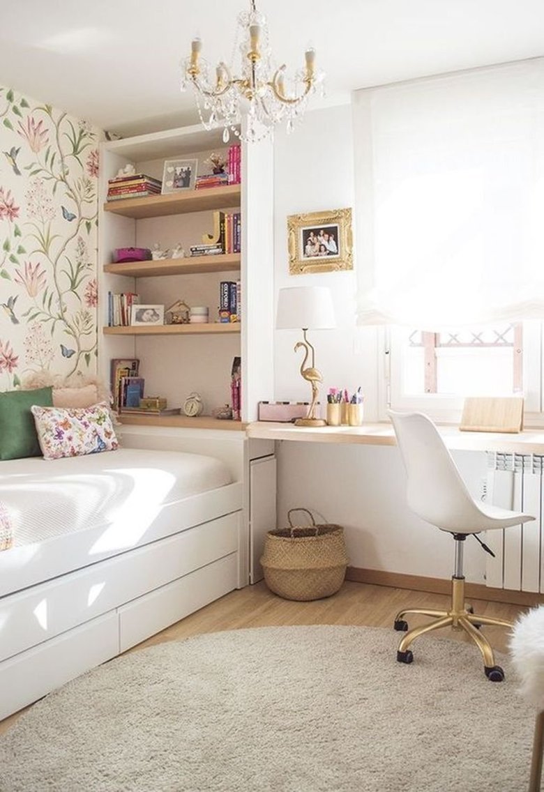 Мебель для девочки 10 лет в маленькую комнату