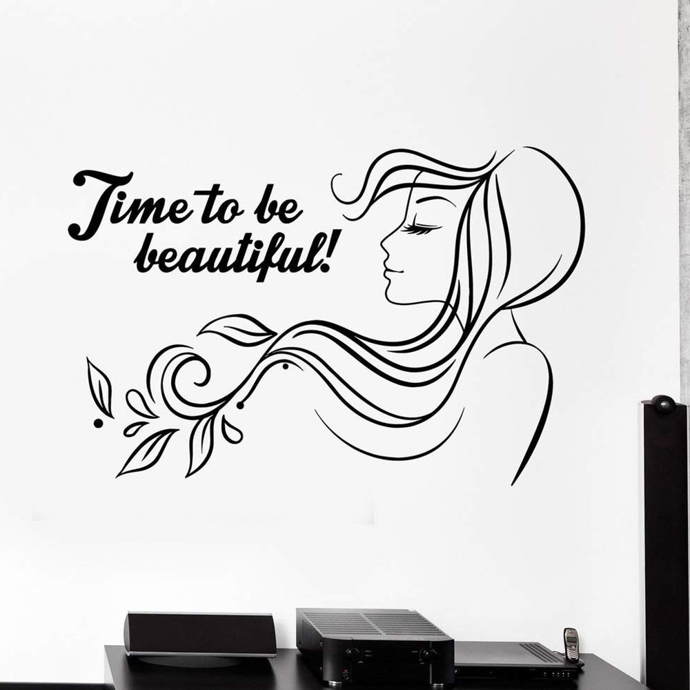 Роспись стен в салоне красоты
