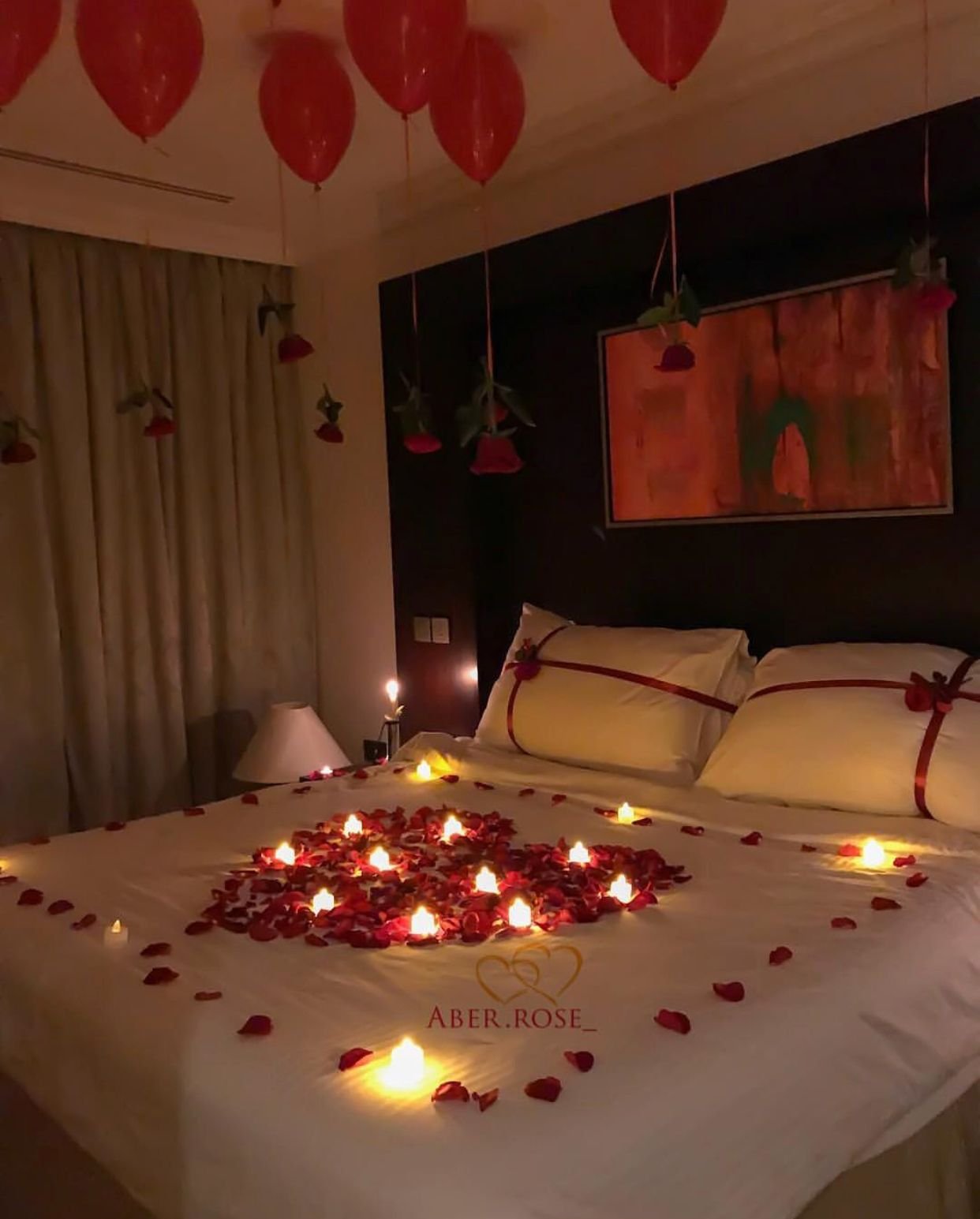 Романтическое украшение комнаты - 74 фото