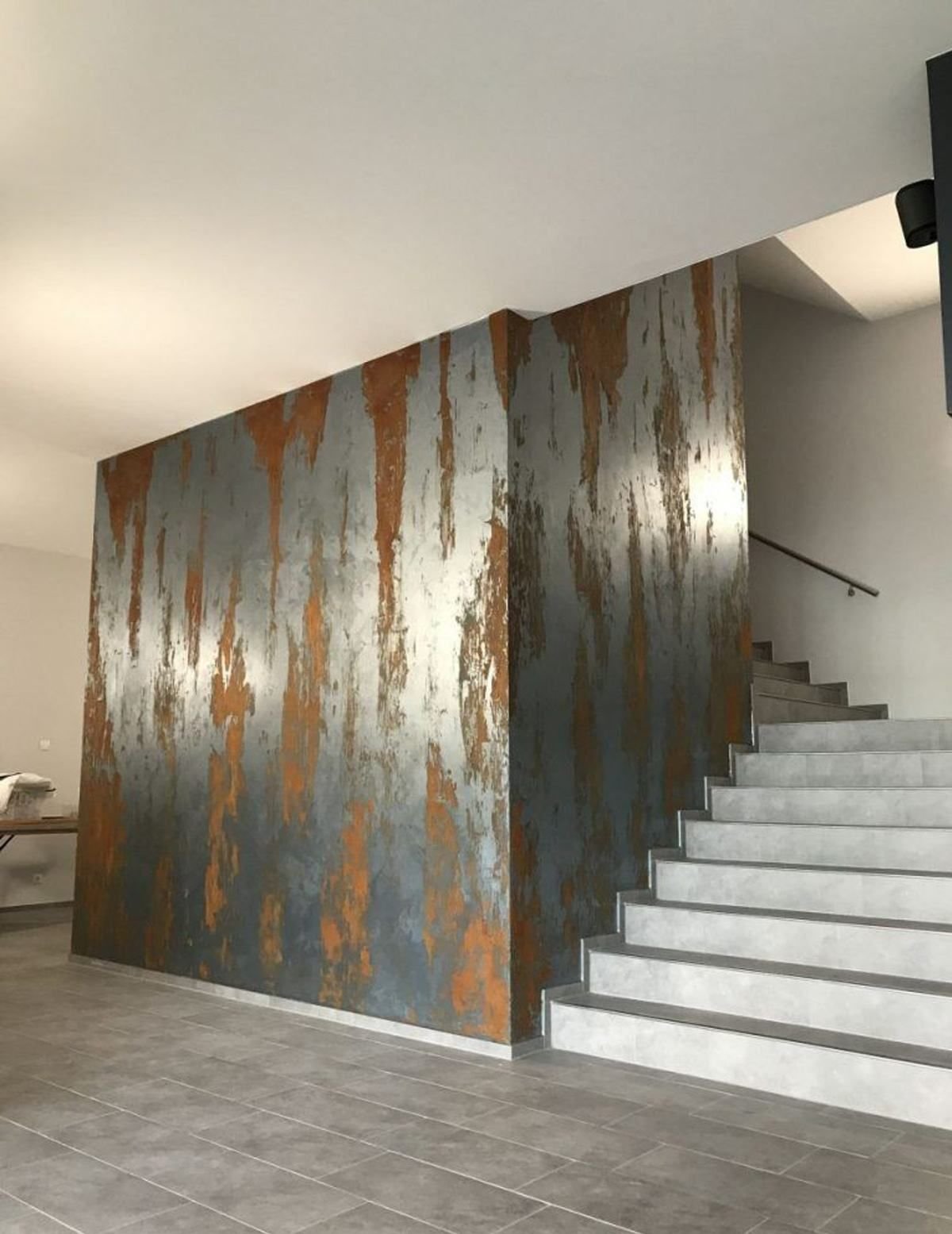 декоративный бетон для стен фото