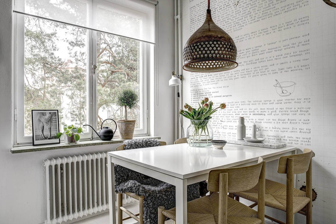 Фотообои на кухню в скандинавском стиле