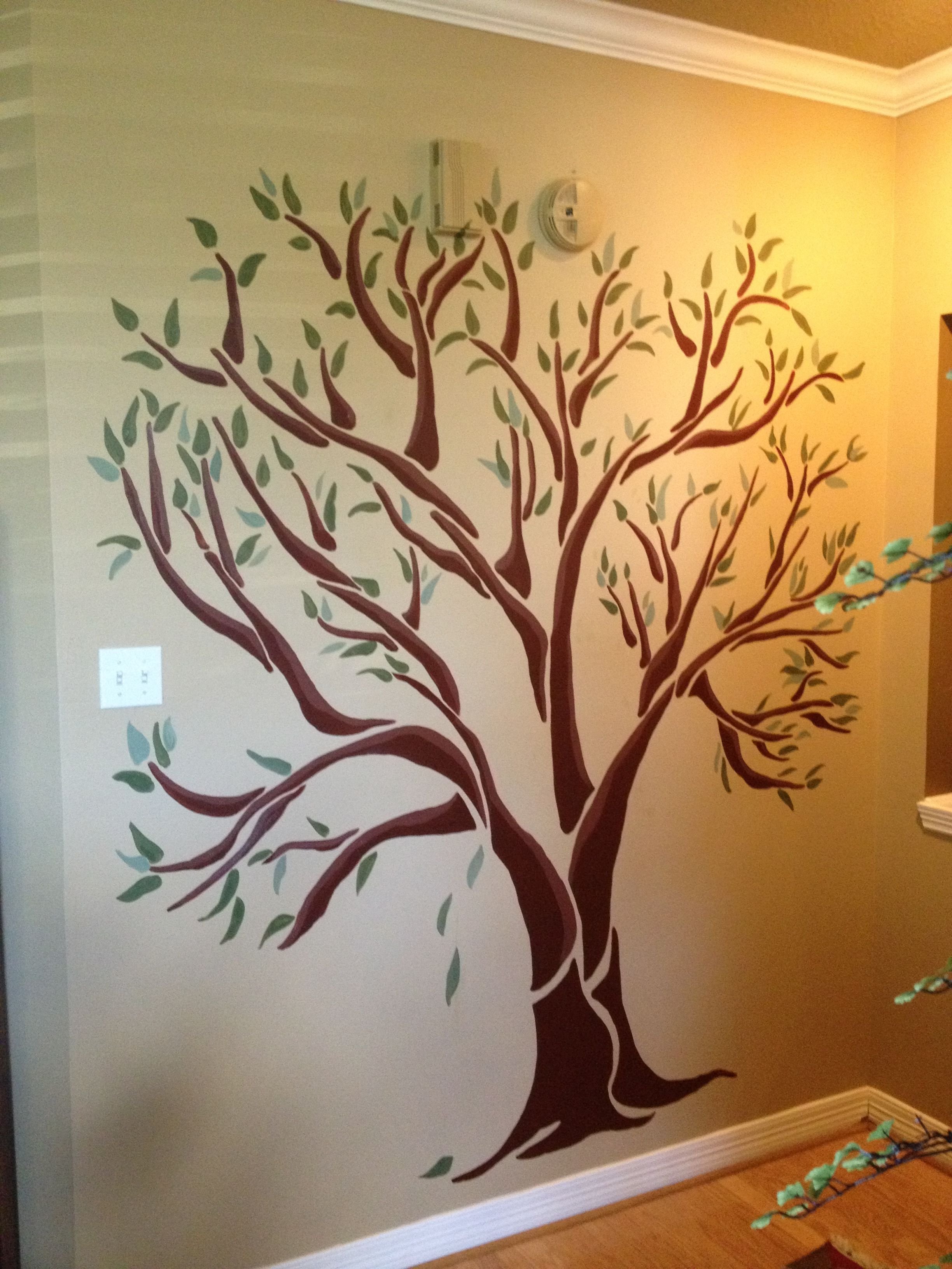 Роспись стен дерево с фото