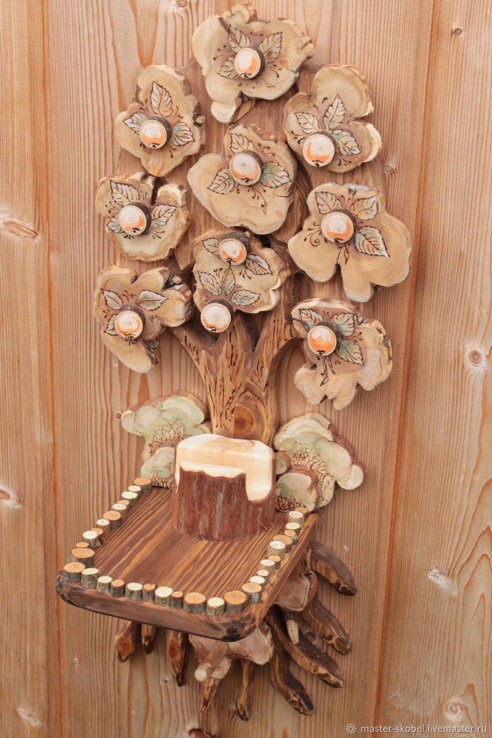 Декор для бани из дерева