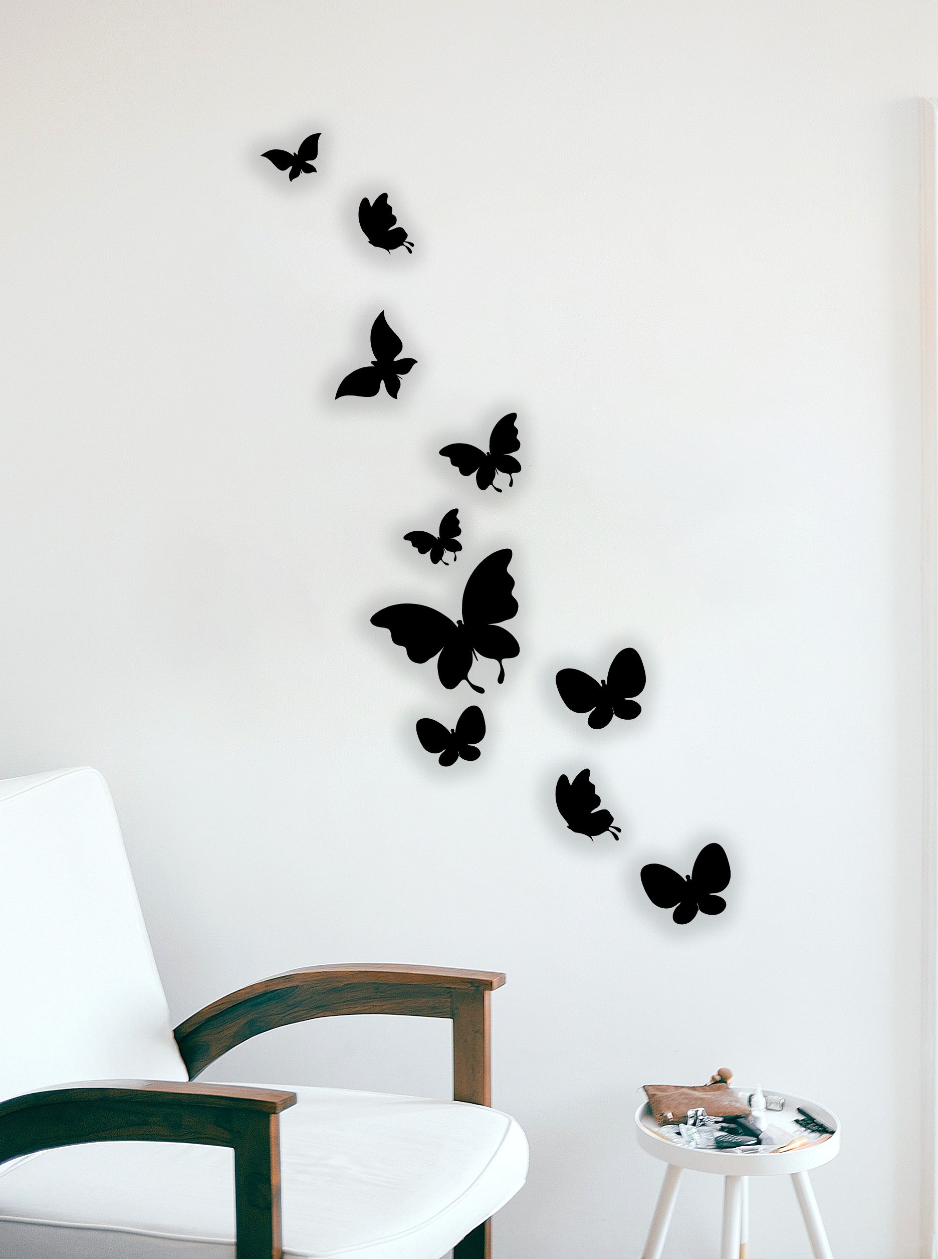 Декоративное панно , Цветы и бабочки на стену. Подарок
