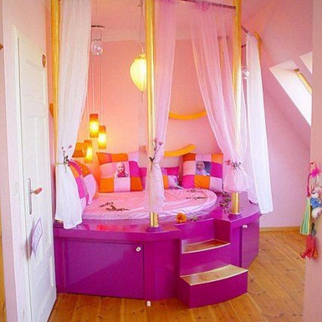 Радужная комната для девочки 5 лет
