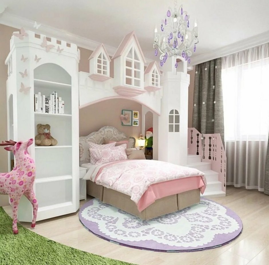 детская мебель кровать для девочки