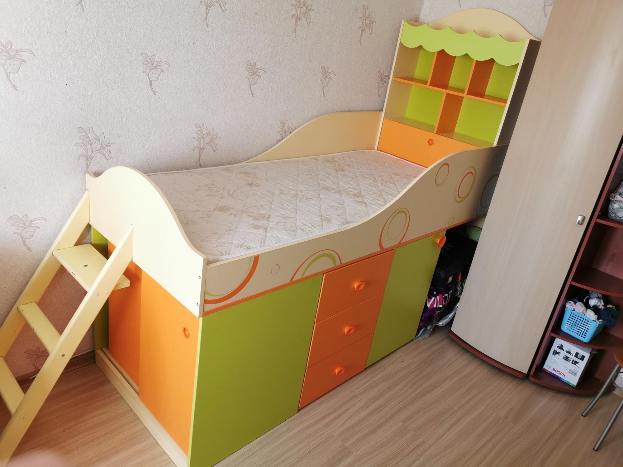 Мебель Фруттис детская кровать двухъярусная