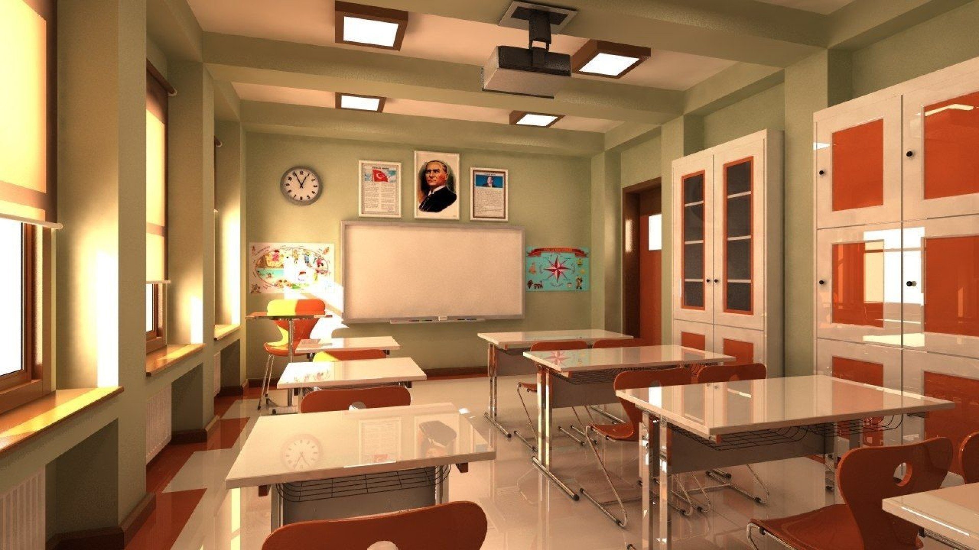 Хорошие простые школы. Интерьер класса. Современный кабинет в школе. Интерьер учебного класса. Интерьер классной комнаты в школе.