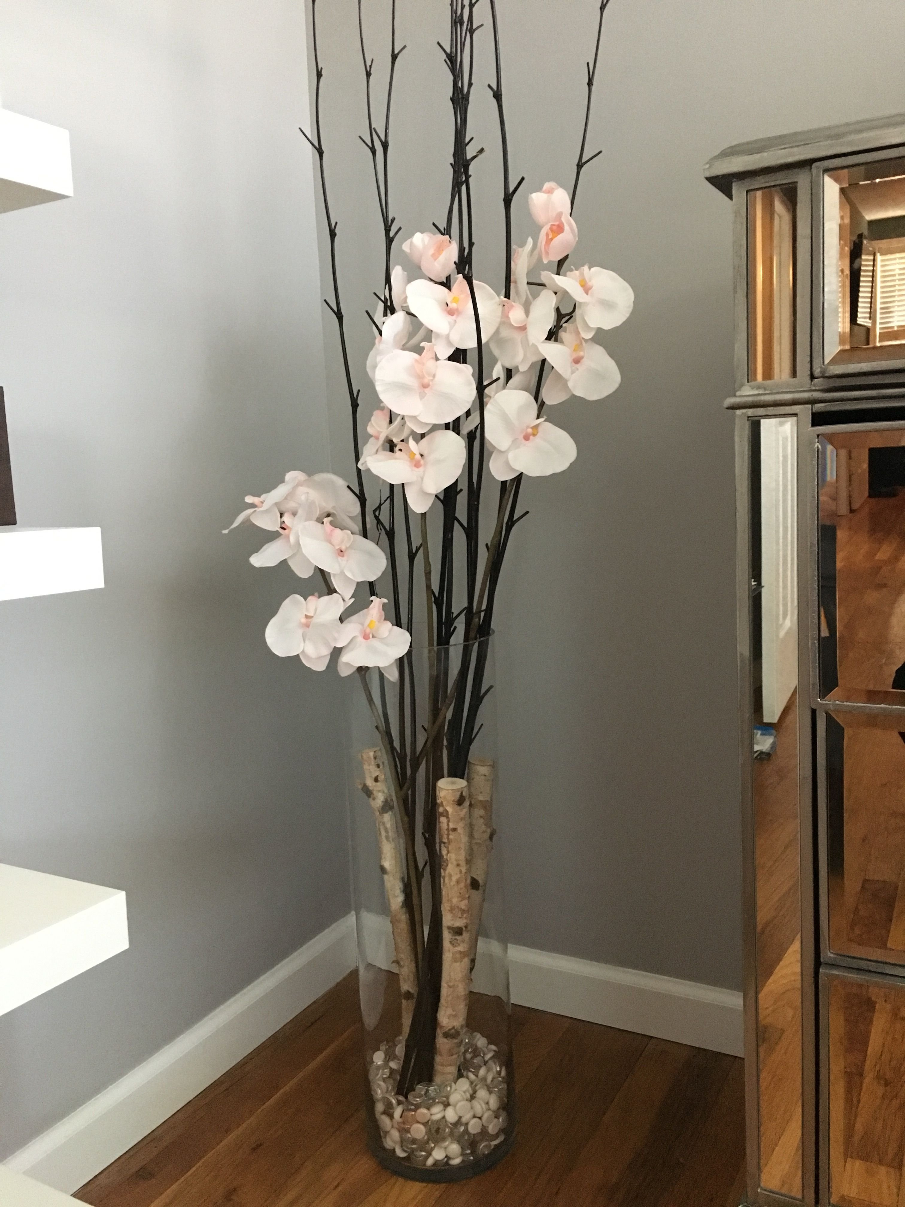 декоративные цветы для интерьера в вазу напольную
