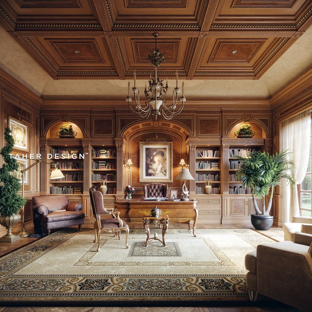 Luxury Mansion Interior гостиная