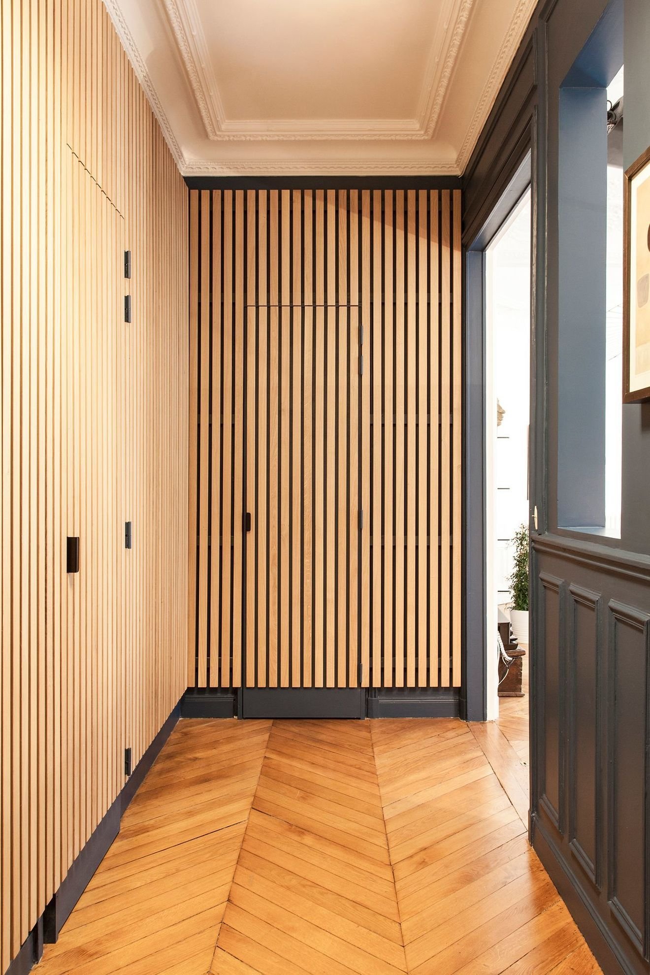 деревянные двери для шкафа из реек
