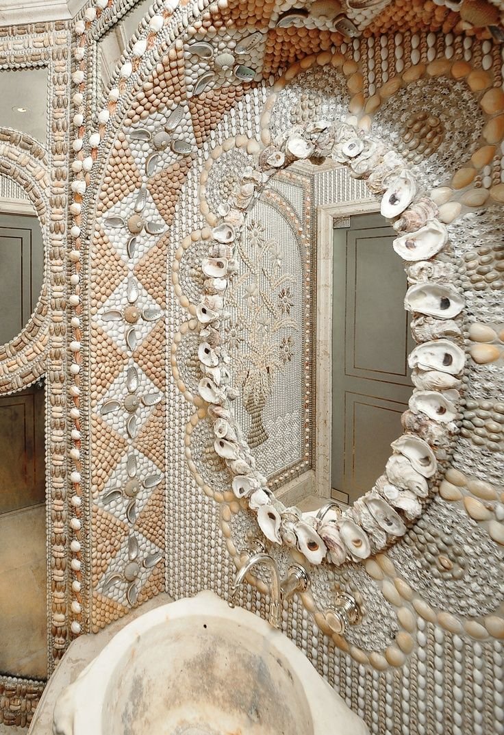 Декор зеркала мозаикой