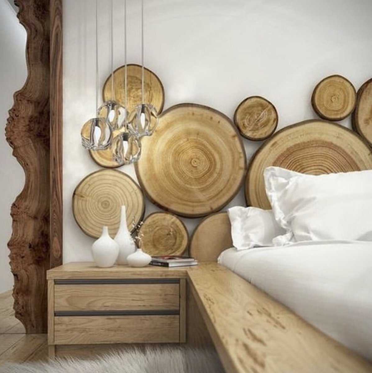 Интерьер из дерева: отделочные материалы, мебель, декор