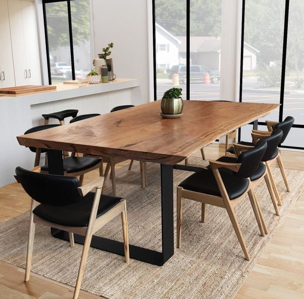 Кухонные столы из металла и дерева фото