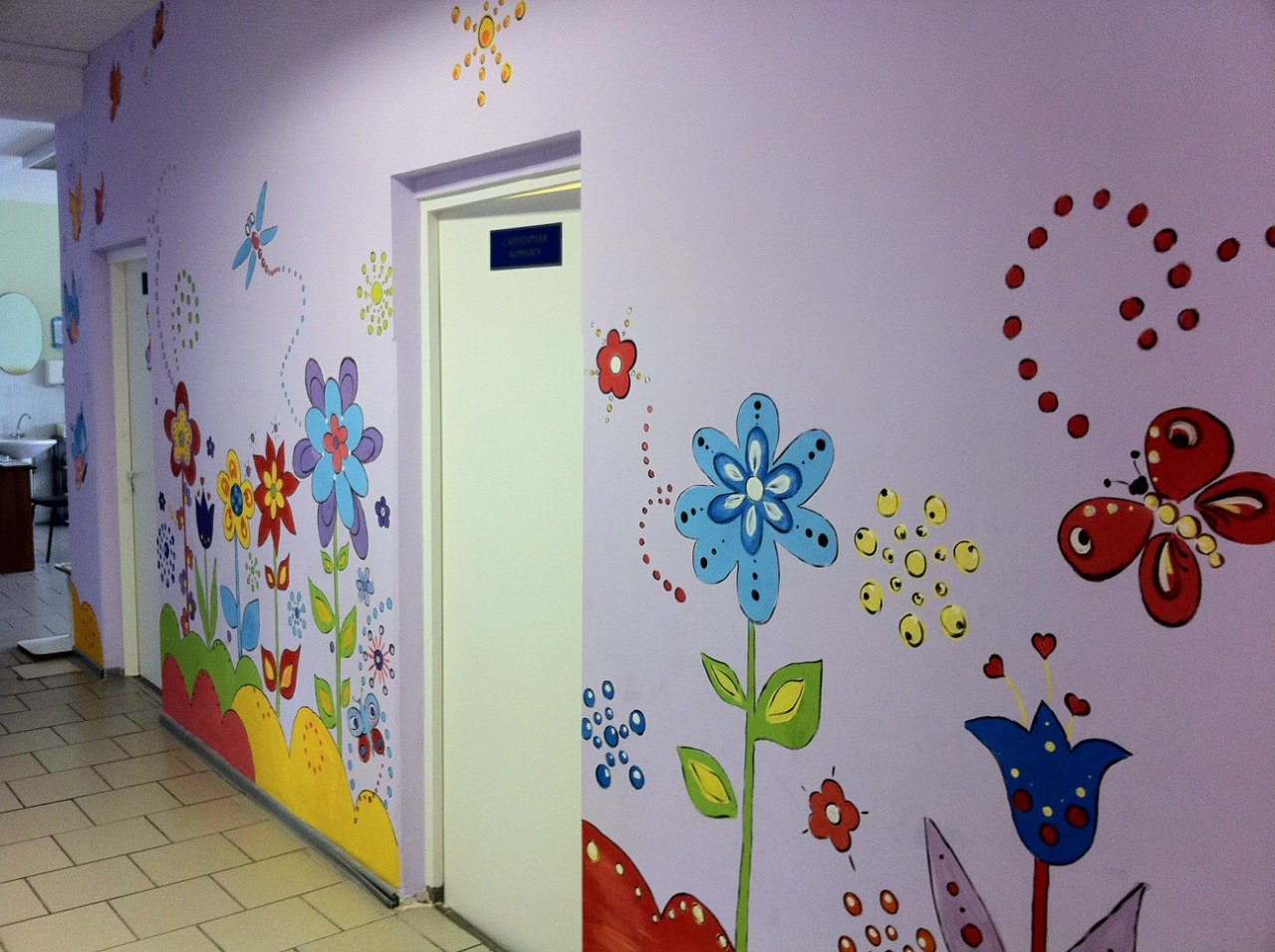 Красивое оформление стен в детском саду (59 фото)