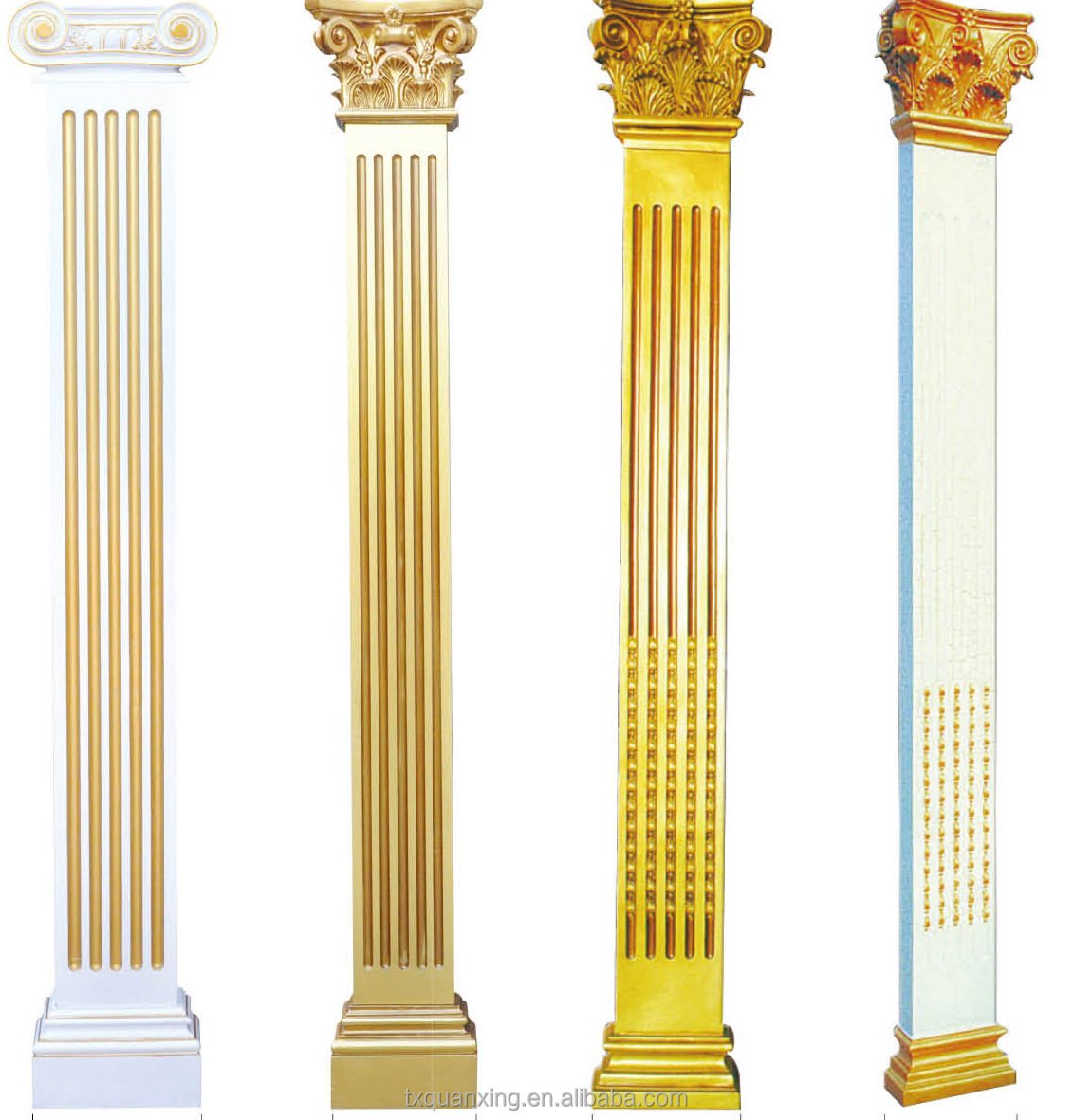 Декоративные колонны на стену - 64 фото