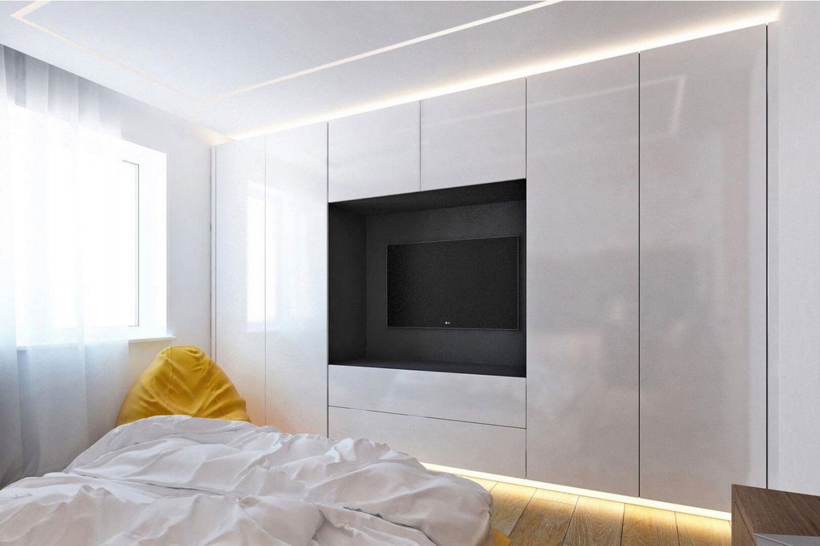 Дизайн шкафов телевизор. Шкаф с телевизором в спальню. Шкаф со встроенным телевизором. Шкаф на всю стену в спальню с телевизором. Телевизор встроенный в шкаф.