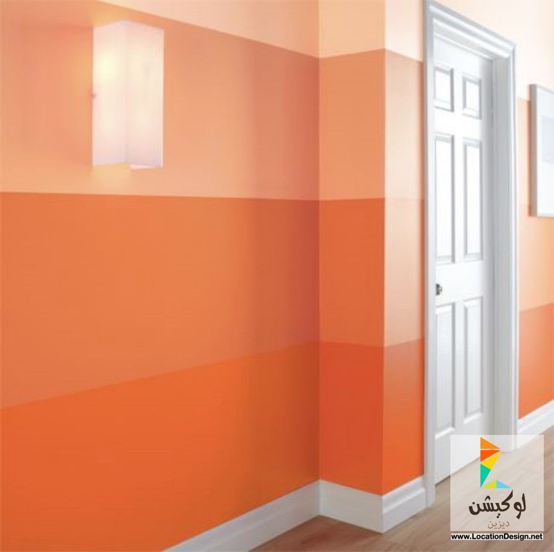 Оранжевая краска для стен