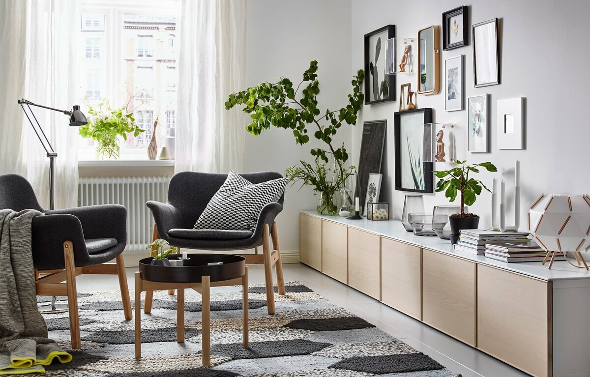 Современные дизайнерская мебель в гостиную