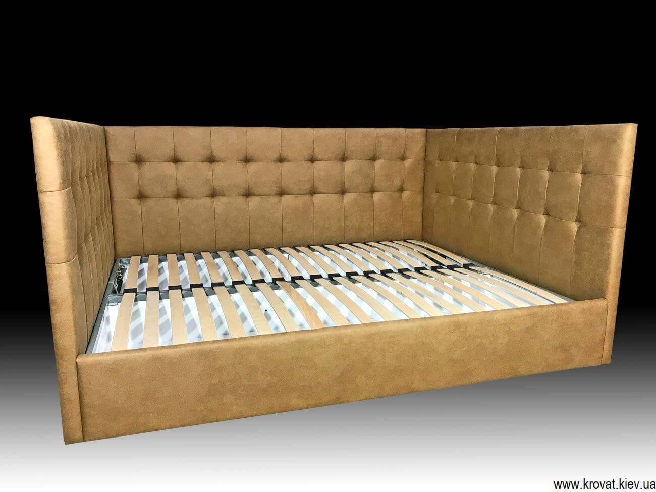кровать со спинками с трех сторон с ящиком