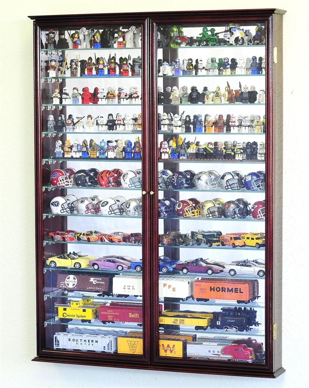 Шкаф для коллекционных машинок