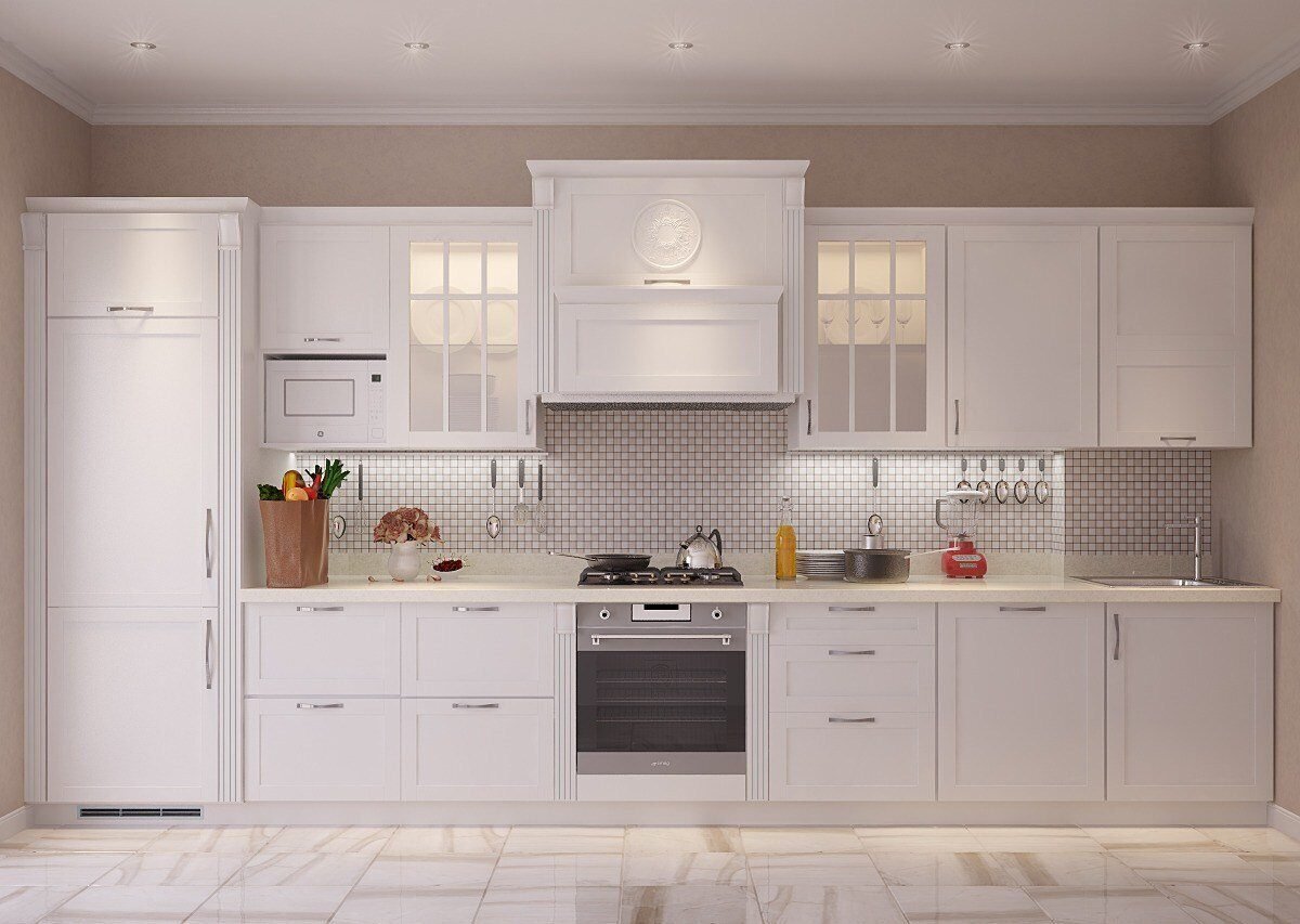 Фото светлых кухонных гарнитуров. Кухонный гарнитур икеа белый. Белые кухни. Кухонный гарнитур белого цвета.