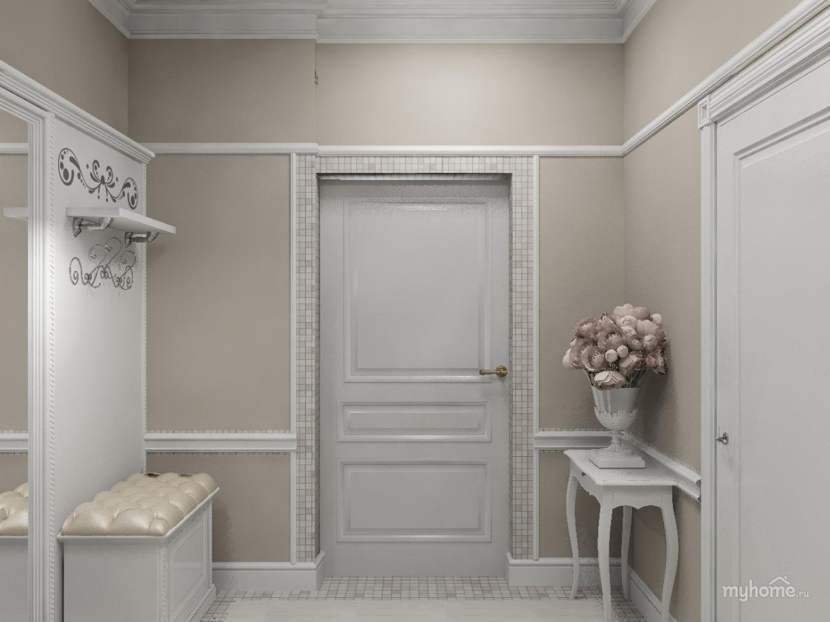 Линда прихожая белая Неоклассика