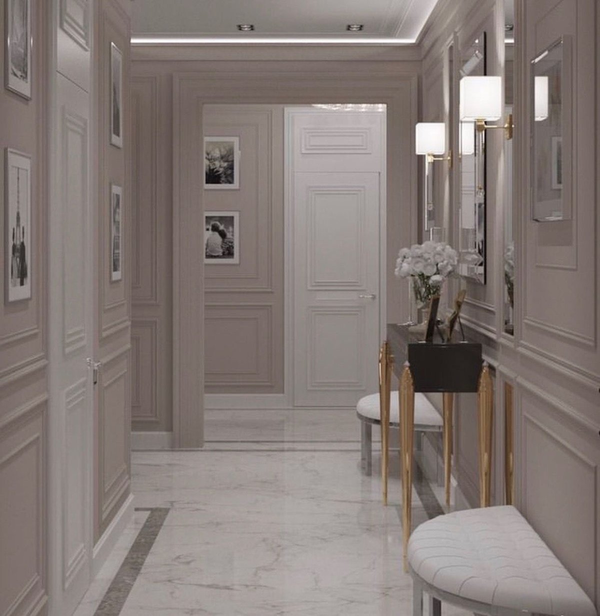 Прихожая 2022 Неоклассика