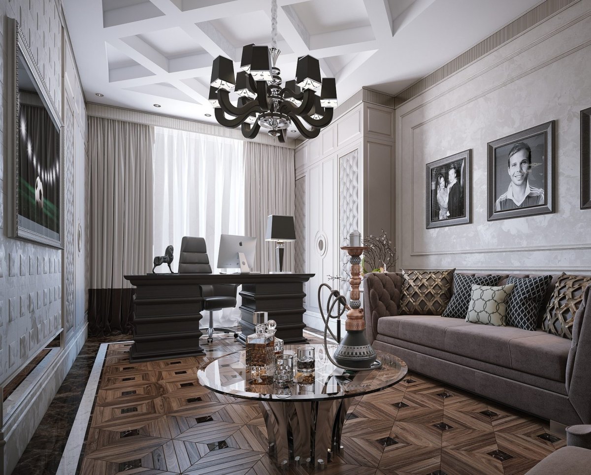 Строгий классический стиль в интерьере