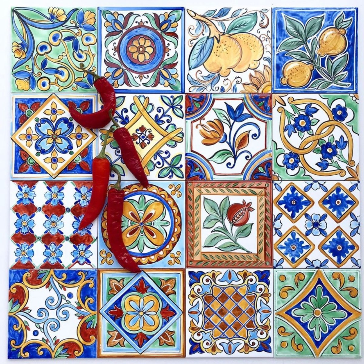 Орнаменты Талавера