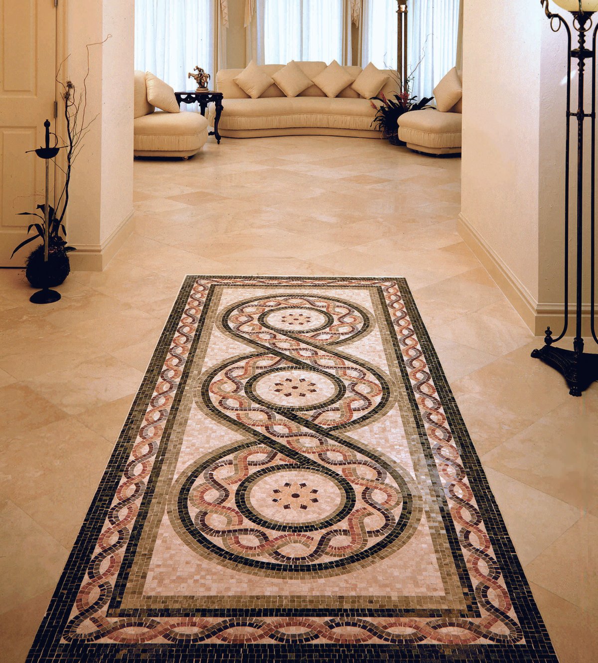 Мозаичный пол