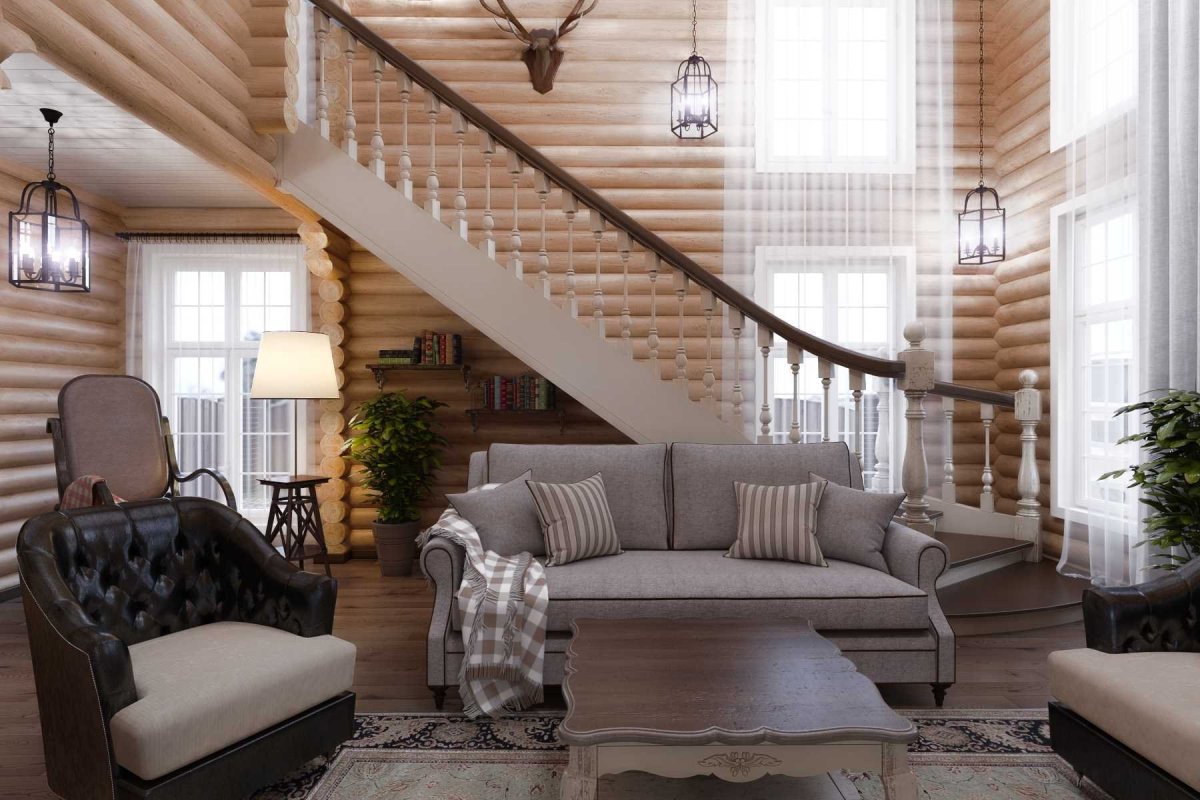 Загородный дом на Медном озере "Honka" 450м2