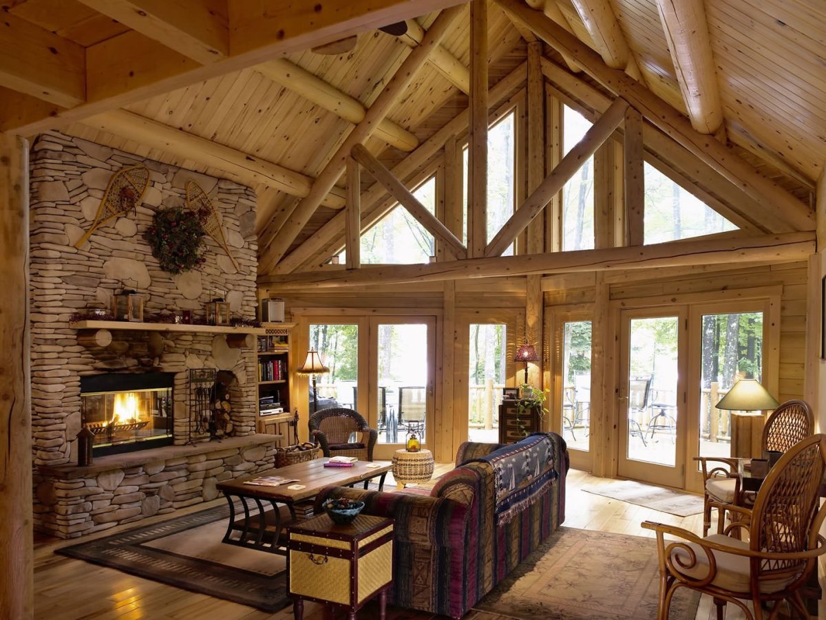 Отделка дома со вторым светом